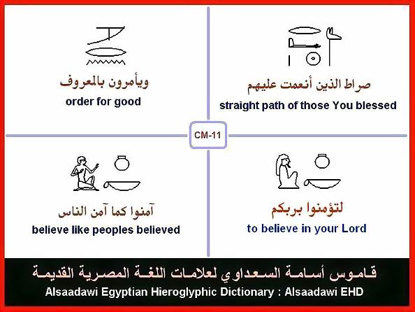 25 - Common Egyptian Hieroglyphic Words and Expressions