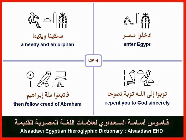 25 - Common Egyptian Hieroglyphic Words and Expressions