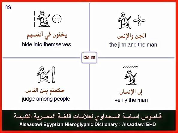 25 - Common Egyptian Hieroglyphic Words and Expressions