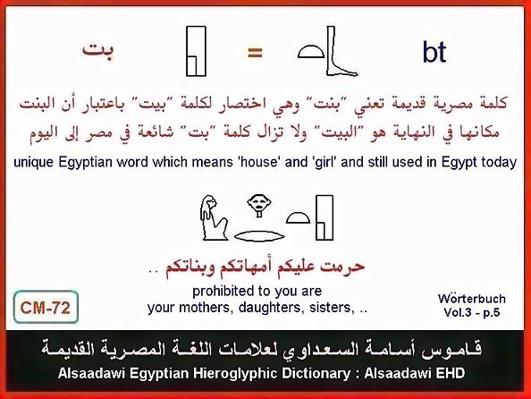 25 - Common Egyptian Hieroglyphic Words and Expressions