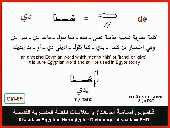25 - Common Egyptian Hieroglyphic Words and Expressions