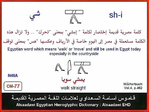 25 - Common Egyptian Hieroglyphic Words and Expressions
