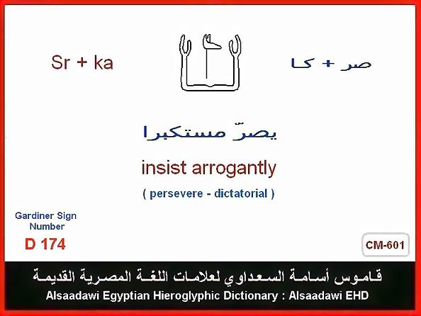 25 - Common Egyptian Hieroglyphic Words and Expressions
